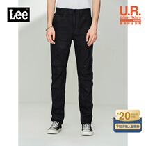 Lee mall with the same 21 autumn new 766 comfortable mid-rise black mens jeans LMB100766100-316