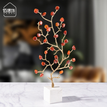 High-end light extravagant accessories modern living room porch model room TV cabinet sales department crystal stone decorations