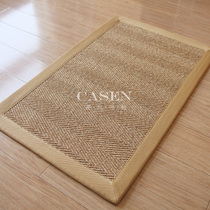 Cézanne imported American straw sisal carpet Nordic living room coffee table entrance mat non-slip mat customization