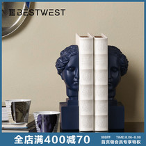 BEST WEST Venus bookcase ornament Nordic style board room study soft decoration simulation bookcase creativity