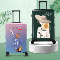 Foreign trade export trolley case 20 inch Korean version universal wheel student suitcase female suitcase 24 inch tide fairy case