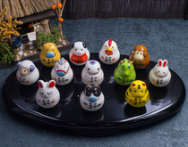 Spot re-entry Japanese Pharmacies Kiln Tenders for the Artisanal Ceramic Pendulum of the Auspicious Materia Zodiac