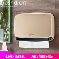 Bosalang toilet tissue box Wall-mounted non-perforated toilet paper box Kitchen tissue holder toilet paper box