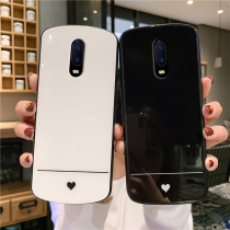 Douyin love oppo r17 mobile phone case Oval r15 mobile phone case glass r15 dream version couple shell oppo r11s mobile phone case r9s anti-drop r15x mobile phone case New