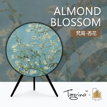 Tegrino European handmade A9 sound mask Van Gogh apricot flower Van Gogh art paintings 3 4 generations available