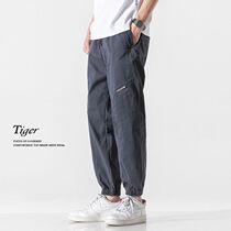 2022 Spring Workwear Pants Men Loose Men Casual 90% Pants Han Edition Harun Overalls Fashion Bouquet Leggings