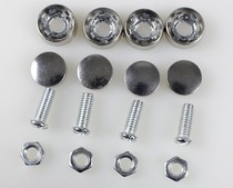 License plate screws License plate buckle anti-theft screws Car license plate fixing screws a pack of 4