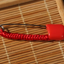 Pregnant woman baby pin Large newborn new product childrens safety brooch 2021 New Year red rope braided King Kong knot buckle needle