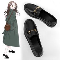 British style small leather shoes women Japanese jk2020 spring new 2021 wild flat loafers students single shoes tide