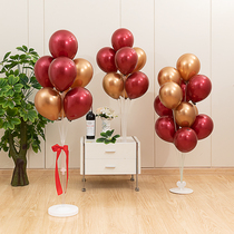 New wedding balloon column Wedding balloon tree Wedding room decoration Proposal banquet Engagement party bracket table float