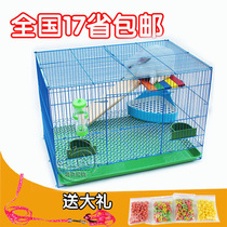 Rabbit cage pet nest house hanging ear Dutch pig indoor breeding household goods Villa automatic dung cleaning extra large