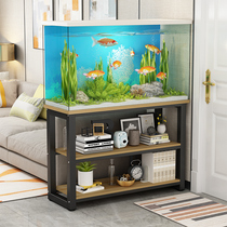 FISH TANK TABLE STEEL WOOD FISH TANK BASE FISH TANK SHELF LIVING ROOM MULTILAYER FISH TANK UNDERFRAME BONSAI SHELF SMALL FLOWER SHELF