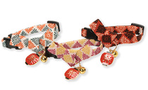 Marumaru home Japanese AMOK festival celebration cat collar cat necklace cat jewelry lantern festival pendant