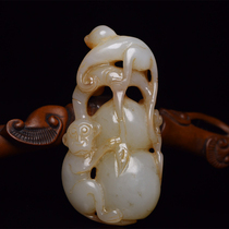 Hetian Jade Old Material Monkey-A8387