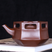 Taiwan returns old purple - sand pot famous master Shao Chung made a single - hole six - party monk hat pot