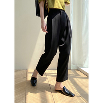 MogasJI Jane high waist nine-point clear cool casual thin loose harem pants dad pants female summer n