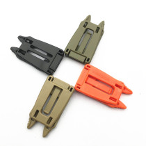 New luggage belt quick-loading buckle MOLLE system disassembly and assembly with bag webbing clip 1 inch webbing fixed buckle