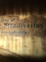 The violin antique violin from the old violin in Europe