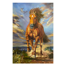 (New product) Su Zhang Feng Horse realistic boutique oil painting large size