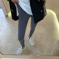 Shark Skin Beating Bottom Pants Woman Outside Wearing Spring Autumn Grey 90% Winter Plus Suede Tight Elastic Slim Leg Pressure Yoga Pants