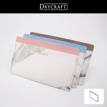 Hong Kong Daycraft Degef fashion supplies marble card set Literature and hipster bank card transport card protective cover simple gift