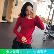 Sports Blouses Woman Long Sleeve Autumn Speed Dry T-shirt Sexy Tennis Red Fitness Clothing Sport Running Yoga Suit Jacket Breathable