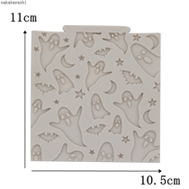 DIY biscuit mold chocolate mold tool baking Halloween decoration mold cake silicone new bat flip sugar