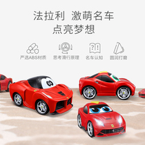 Italian BBjunior Ferrari childrens toy car return inertial simulation boy baby for more than 6 months
