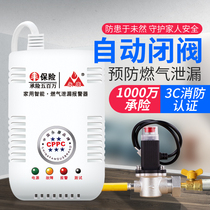 Home Natural Gas Leakage Alarm Automatic Disconnect Electromagnetic Valve Combustible Gas Kitchen Gas Alarm