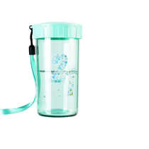 Tupperware water Cup elegant plastic portable creative leak-proof Sports children students casual Cup 310ml