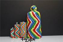 Diamond Knot Hada Knots Mongolian Specialty Handicrafts Transfer Via Junction Mont Dining Hotel Open Hanging Decoration Five Colorful Auspicious