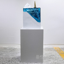 FRP floor-to-ceiling simple modern sculpture hotel front desk lobby Model Room restaurant exhibition decoration home