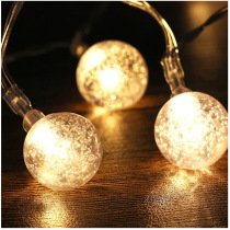 LED light string Battery box Light string Round ball Bubble ball string light Festival lighting Spring Festival Lantern New Year decoration Festive