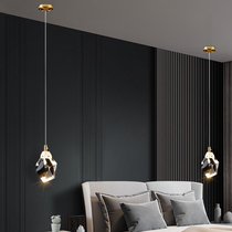 Ice Rhombus Full Copper Light Extravagant Bedroom Bedside Chandelights Minimalist Creativity Individuality Postmodern Hotel Bar Terrace Crystal Lamps