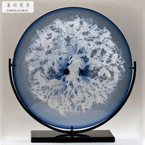 New Chinese-style porch furnishings sales office Hotel soft decorations Office wine cabinet furnishings living room creative crafts