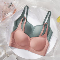 Jelly Strips Underwear womens thin section Summer no-scratches small breasts for large breasts and small breasts special without steel ring bra hood