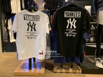 Taiwan procurement MLB Yankees summer new mens cotton round neck short-sleeved T-shirt casual all-match half-sleeved tide T