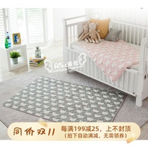 South Korea imported childrens bedding Kitty cotton waterproof sheets baby urine