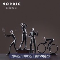 Modern simple ornament ornaments living room wine cabinet TV cabinet decoration Nordic creative Home Office small ornaments