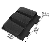 1000D Oxford Cloth Army Fan Toy Pistol Field Quick Pull Triptych 9mm Magazine Pack MOLE Tactical Ammunition Bag