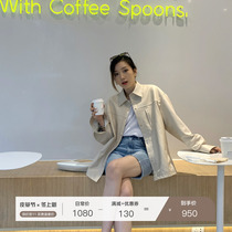 MSBEAST imported sheepskin leather jacket women long shirt leather jacket casual 2021 New