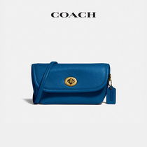 COACH Gucci Lady Spin Lock Horn Shaped Purse Pure Color Brief 100 lap fashion