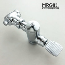 Full copper telescopic Foot Flush Valve self-closing stool valve adapted to Yatao YATO squat toilet accessories