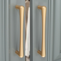 Golden cabinet door handle light and luxurious wardrobe cupboard with handle drawer modern minimalist wardrobe doorknob handle single hole