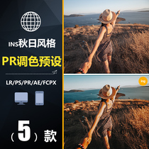 BWD019LR preset scenery ins Autumn PS retro Brigade clapping FCPX mobile phone version APP filter mirror PR toning LUT