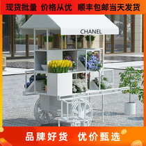 Nordic Wrought iron outdoor float flower stand style Outdoor floral decoration Rural flower stand Wrought iron outdoor wedding float