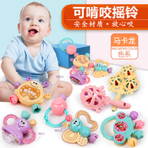 Infant toys small bells coaxing hand bells 0 to 1 year old babys hand-grabbing rattle can bite and grip training
