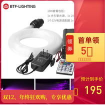 New led decorative lights 0 75mm square car starry sky ceiling light video star empty top flash point optical fiber