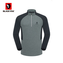 BLACKYAK breyak outdoor sports men long sleeve mountaineering fitness breathable elastic T-shirt men SZM205