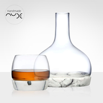 European imported NUDE Creative Whisky wine glass wine bottle set XO Winder decanter